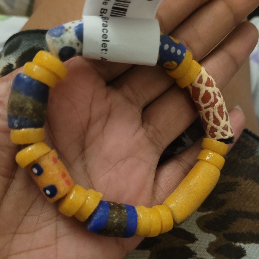 Ghana Trade Bead Bracelet